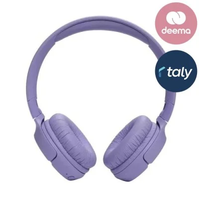 JBL Tune 520BT Wireless Over-Ear Headphones - Purple